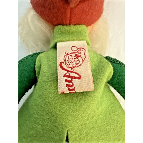 Annalee Christmas Elf Pixie Felt Ornament Figurine 11" Posable Shelf Sitter VTG - Picture 7 of 8